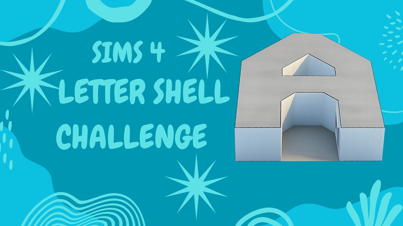 Building a house that is the shape of the letter A !!!! Sims 4 build challenge