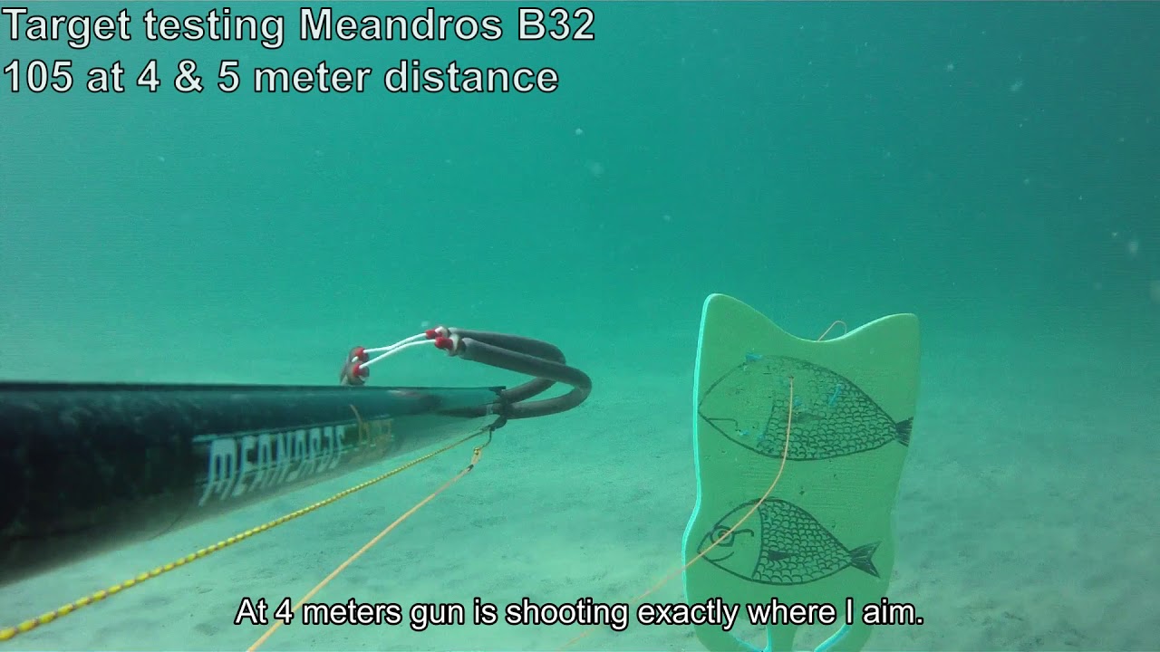 Speargun Test : Meandros B32 105