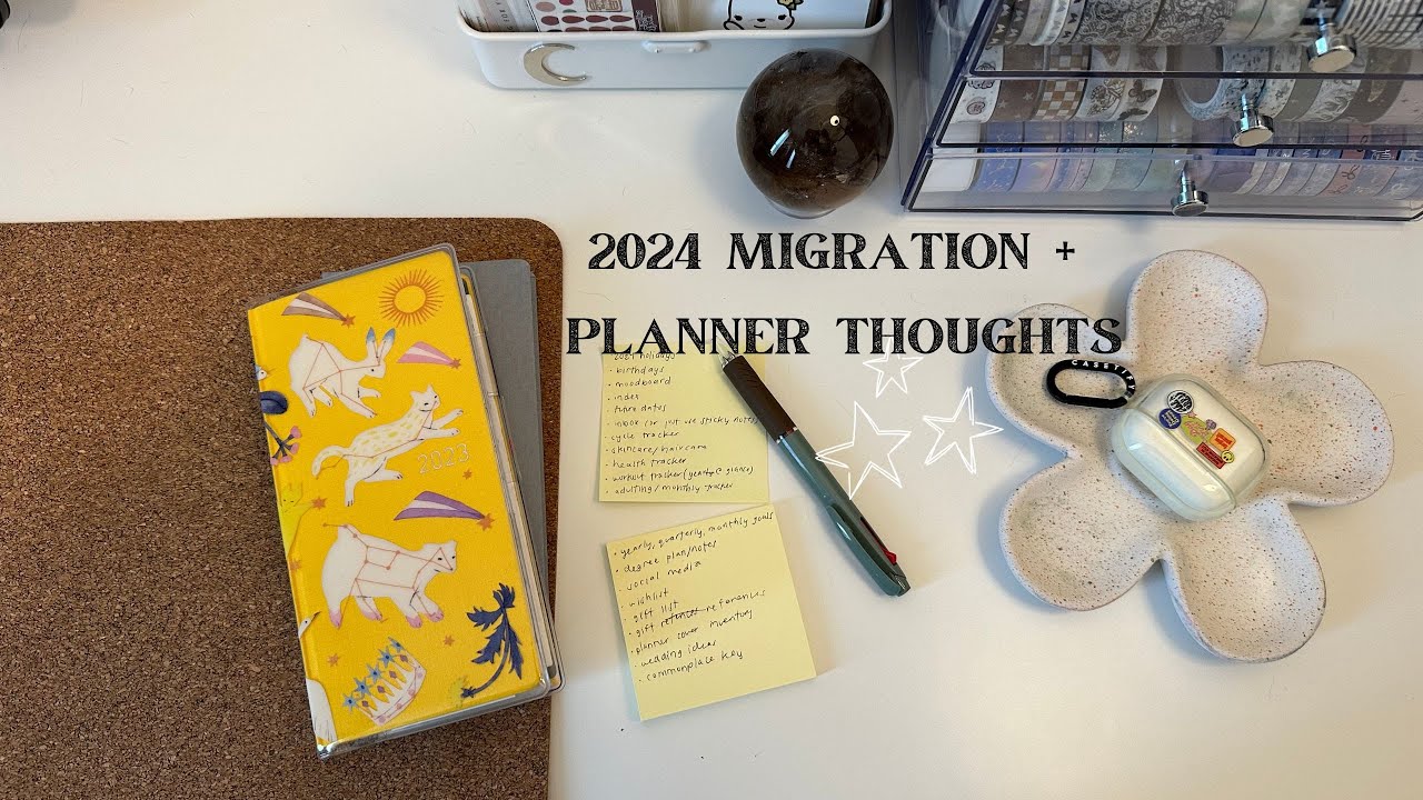 2024 migration + planner thoughts