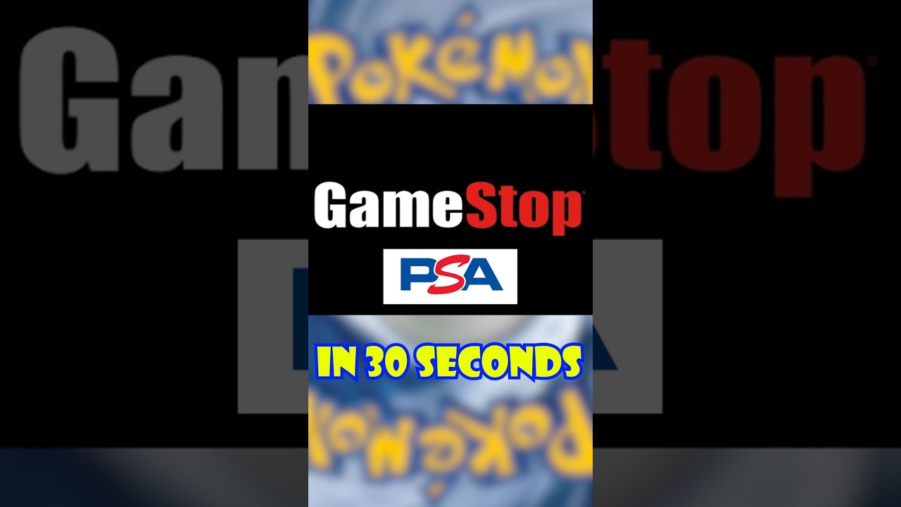 GameStop PSA Grading in 30 Seconds!  #pokemoncards #psagrading #gamestop
