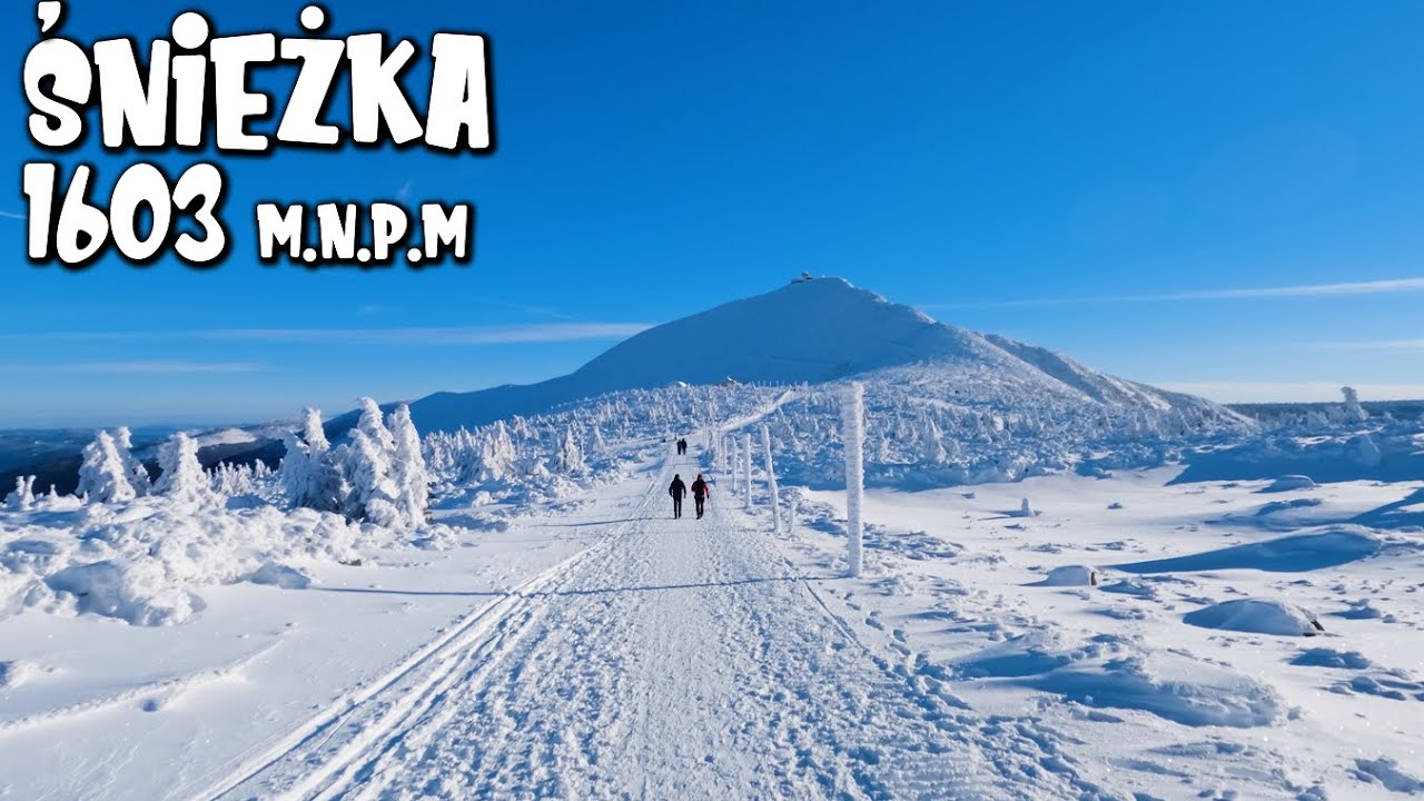 Pierwszy raz w górach zimą. Śnieżka 1603 m.n.p.m.