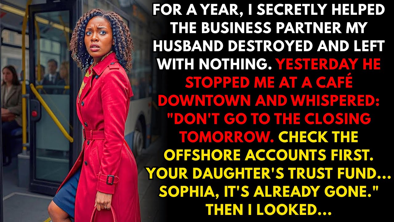 I quietly helped my husband's ruined business partner for a year. One day he pulled me aside and...