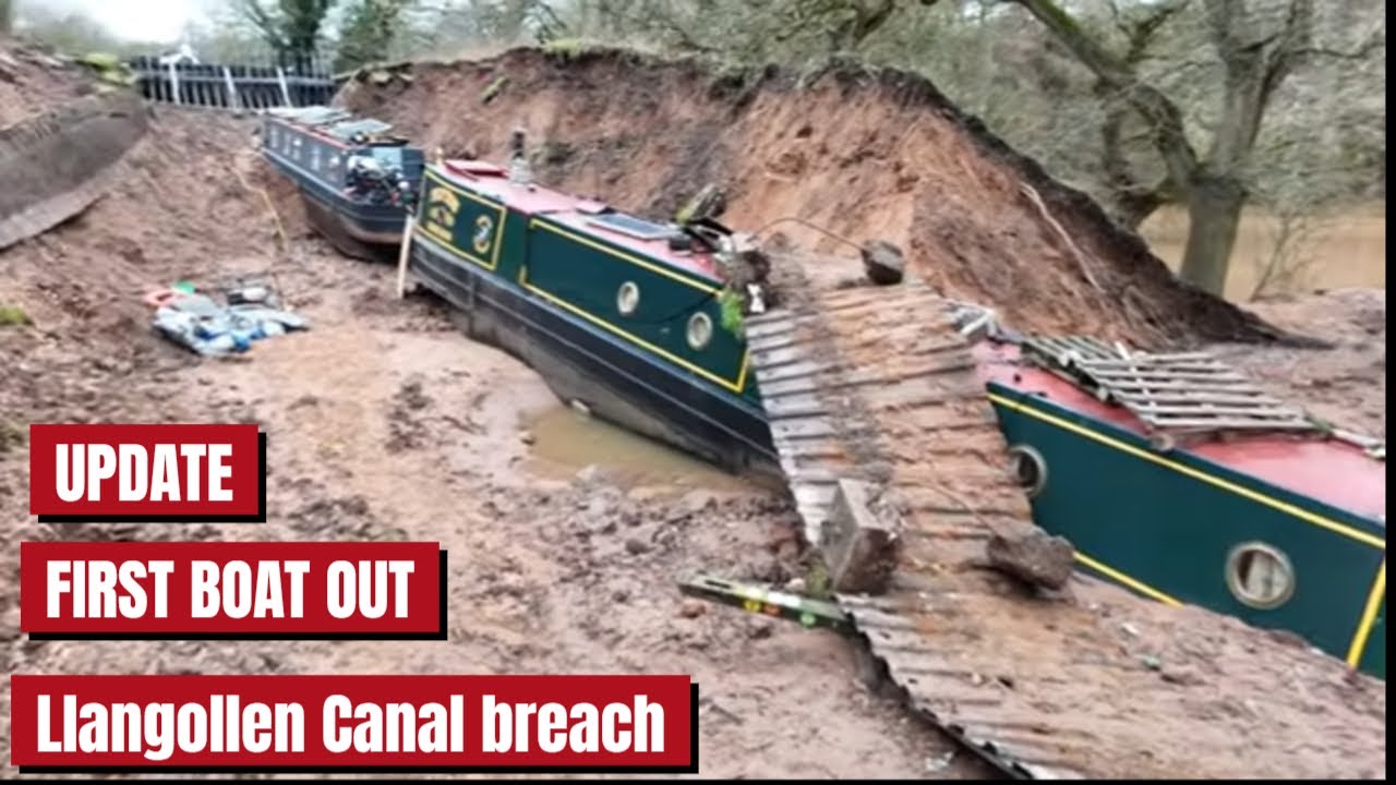 Back At The Llangollen Canal Breach And Wow