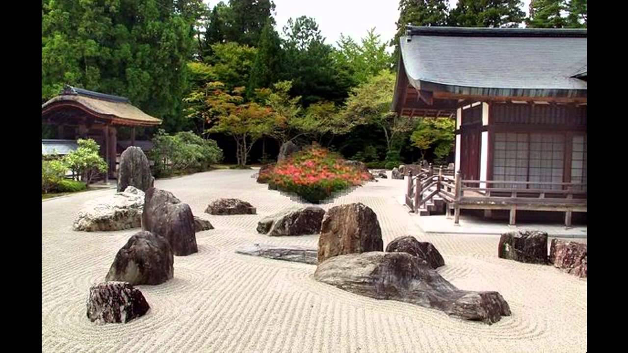 Stunning japanese rock garden