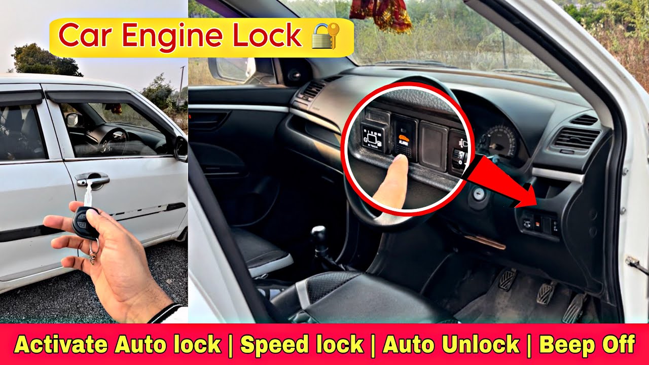 Car hidden features | Tips & Tricks | Auto lock, Speed Sensor, Engine lock & Auto unlock 🔓