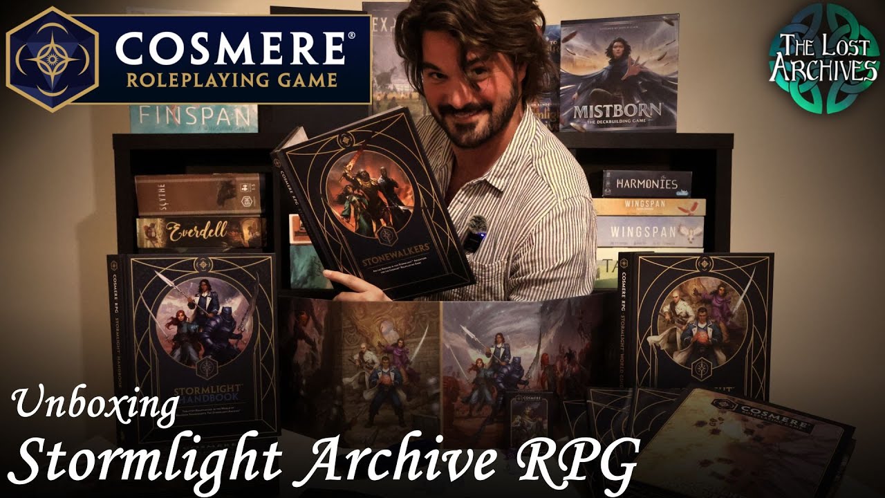 Stormlight Archive Unboxing - Cosmere RPG