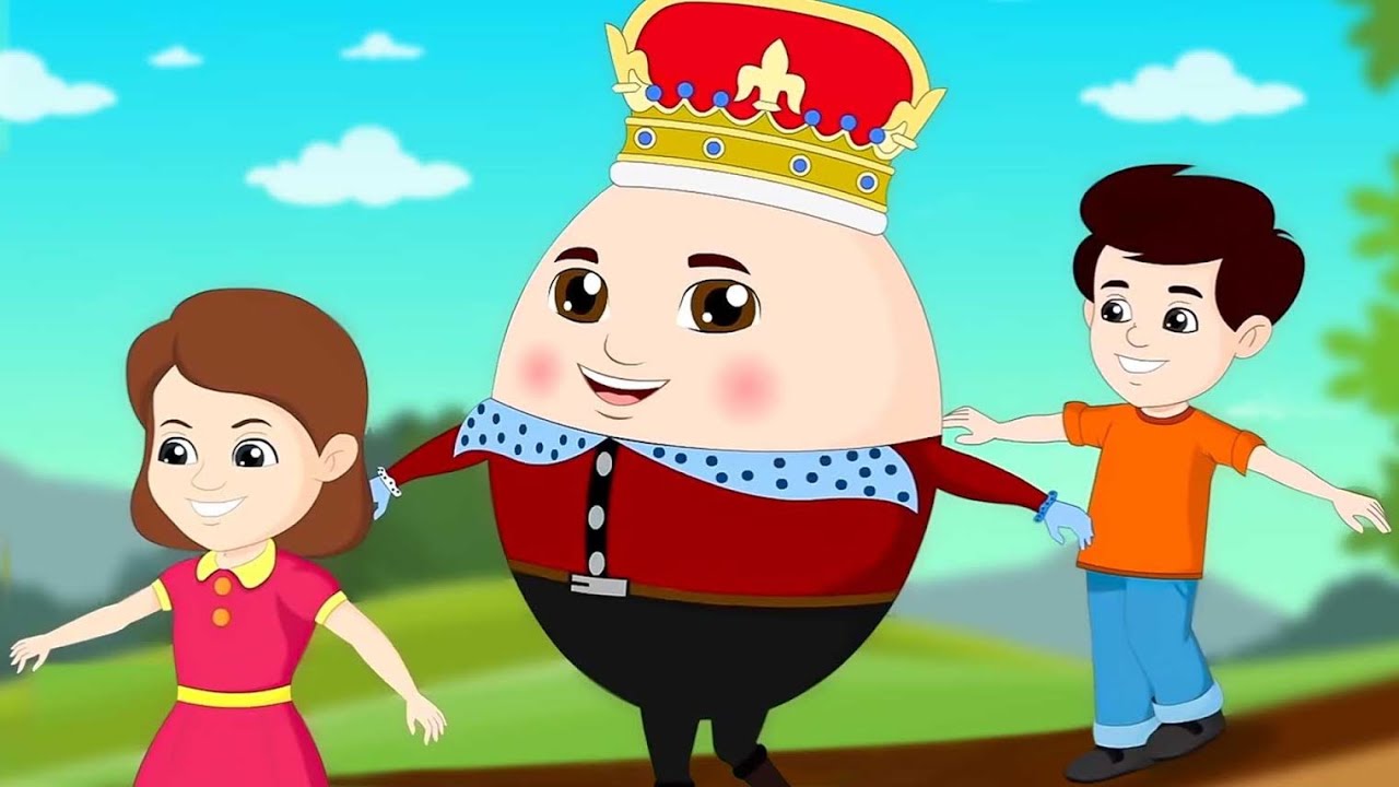 Humpty Dumpty Sat On A Wall Kids Rhymes and Songs by Booga Boo