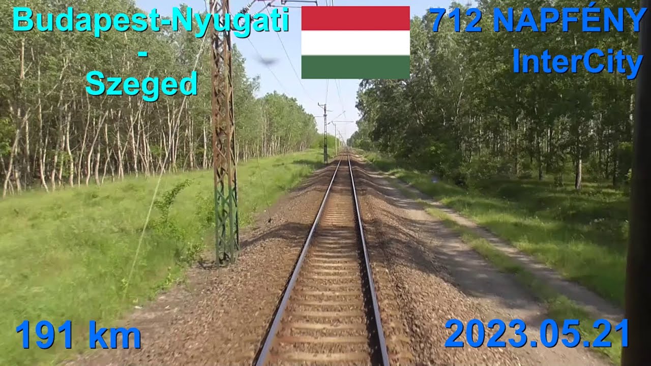 Route Budapest.Nyugati-Cegléd-Nagykőrös-Kecskemét-Szeged, 712 NAPFÉNY IC (Budapest.Nyugati-Szeged)