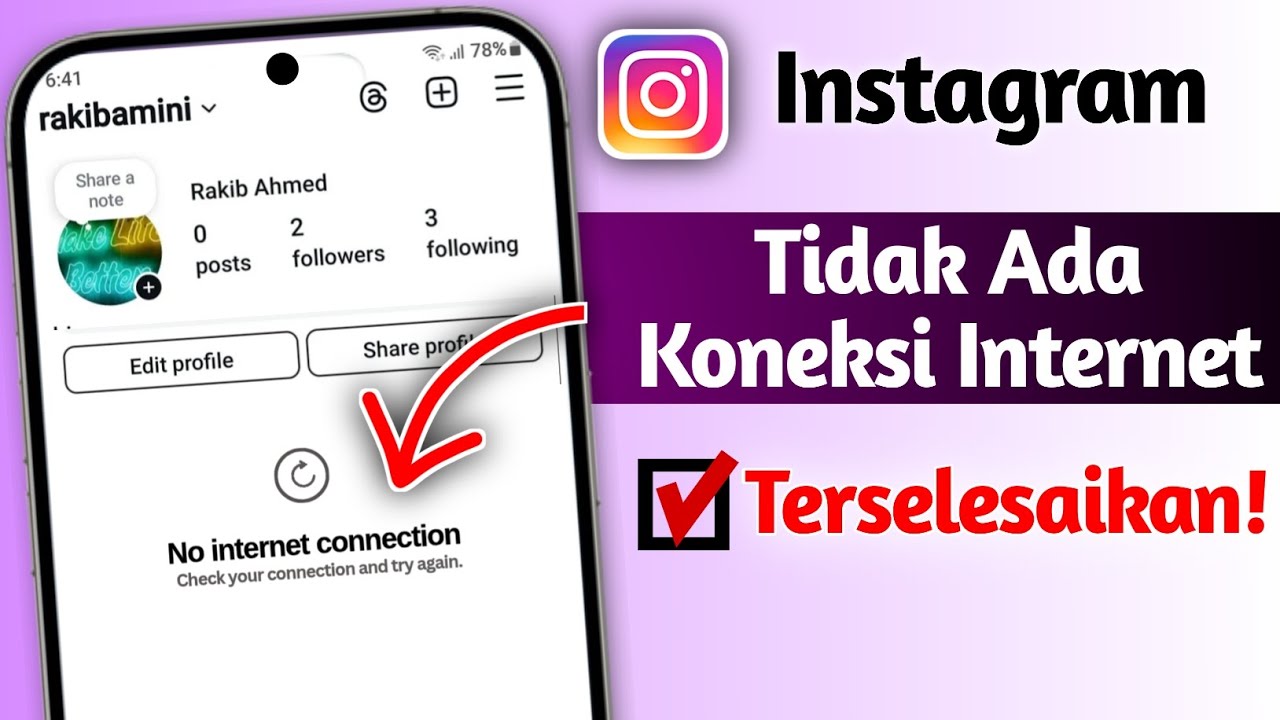 Memperbaiki Instagram Tidak Ada Koneksi Internet | Instagram Reels No Internet Connection Problem