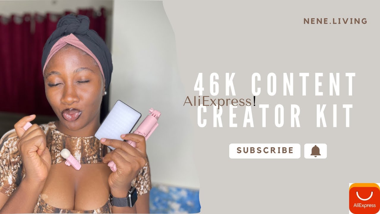 These CONTENT CREATOR TOOLS Cost Just 46,000 naira | AliExpress Shopping FREE DELIVERY | 2025