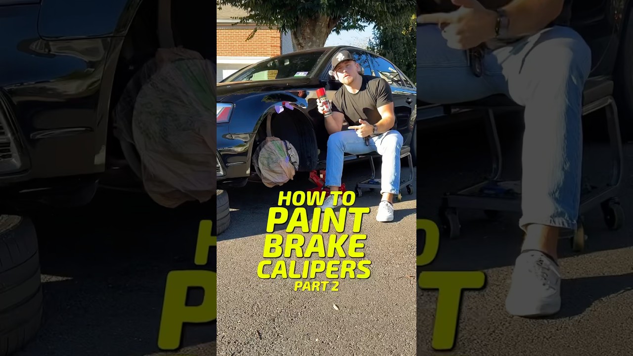Покраска тормозного суппорта своими руками &mdash; на моем Audi A4 B8.5 🏎️💨