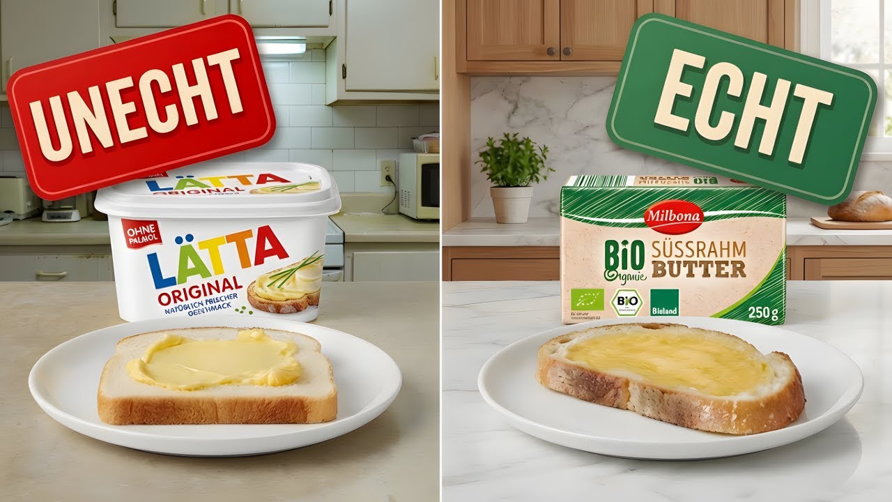 Das Ist KEINE Echte Butter (Obwohl Das Etikett Es Sagt)