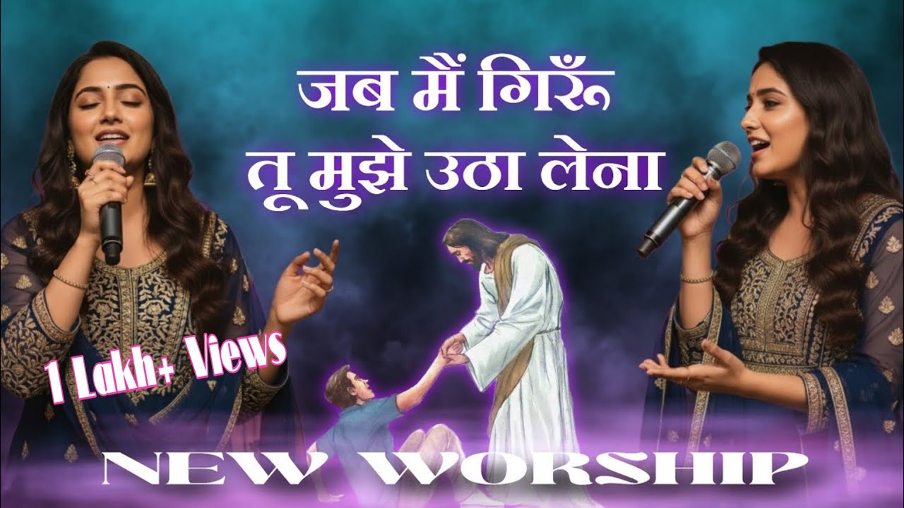 जब मैं गिरूं तू मुझे उठा लेना | New Worship Song | Jesus Song @JesusBlessingsSong