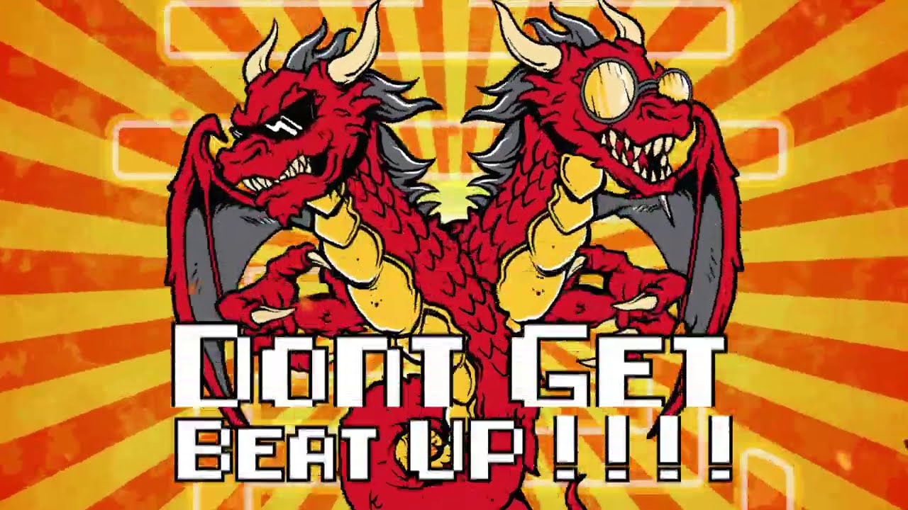 Double Dragon (Bukshot & Kung Fu Vampire Fu Vampire) 'Don't Get Beat Up' Lyric Video