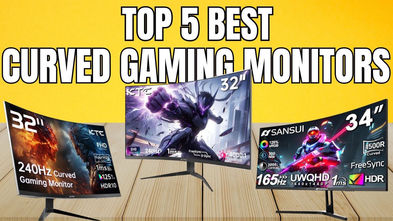 Лучшие изогнутые игровые мониторы 4K 2026 года – обзор 5 лучших моделей!