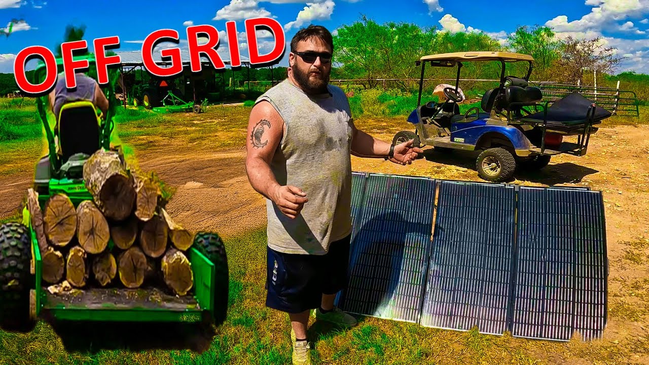 $100 JOHN DEERE?!?  INSTALLING SOLAR In The Workshop