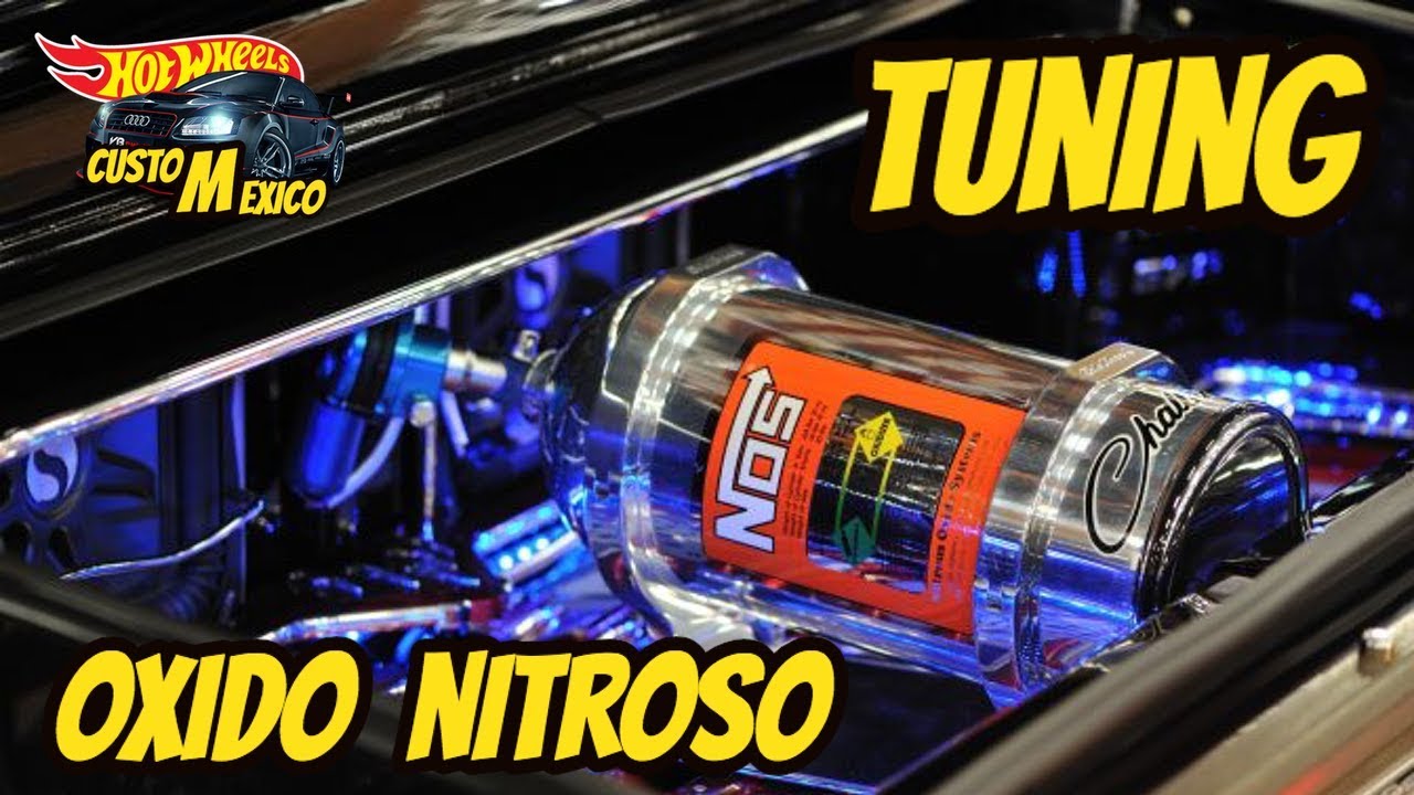 Como hacer un hot wheels con oxido nitroso.
