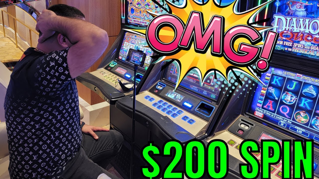 ОГРОМНЫЙ ДЖЕКПОТ на $200 в слоте Diamond Queen