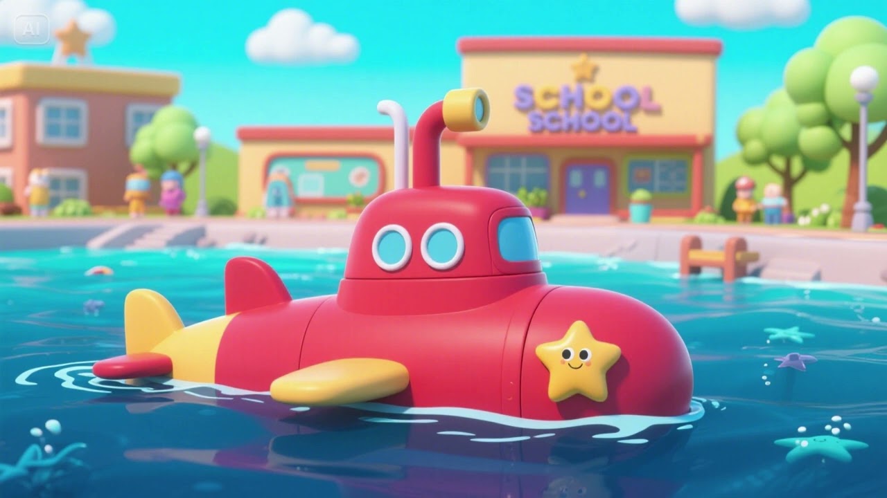 Submarine to Sea Star School | Nursery Rhymes & Kids Songs for Kids