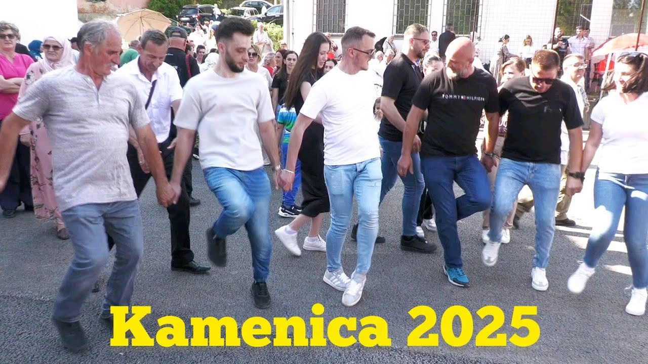 Muški igrači rasturaju kolo u Kamenici - 1.maj vašer Kamenica Zvornik 2025