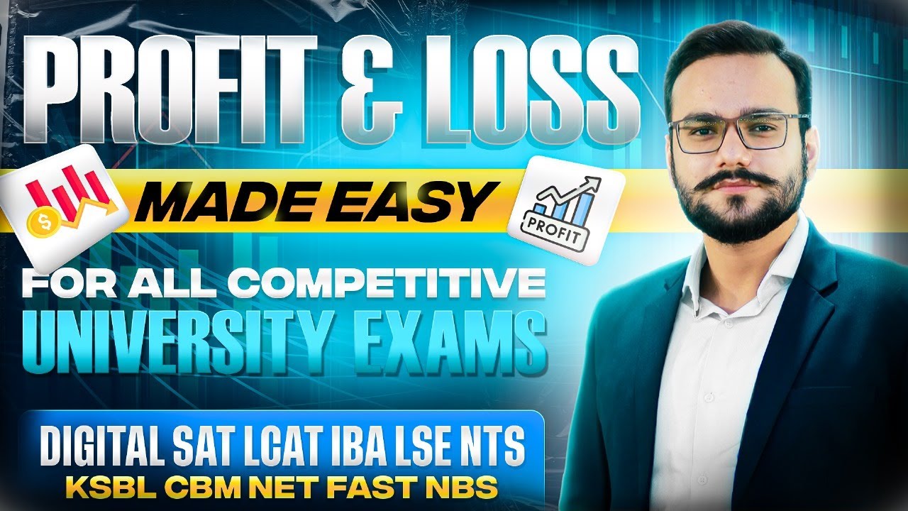 Profit and Loss | Profit and Loss Problems One-Shot | General Maths | BCAT, SAT, LCAT, NBS, NTS
