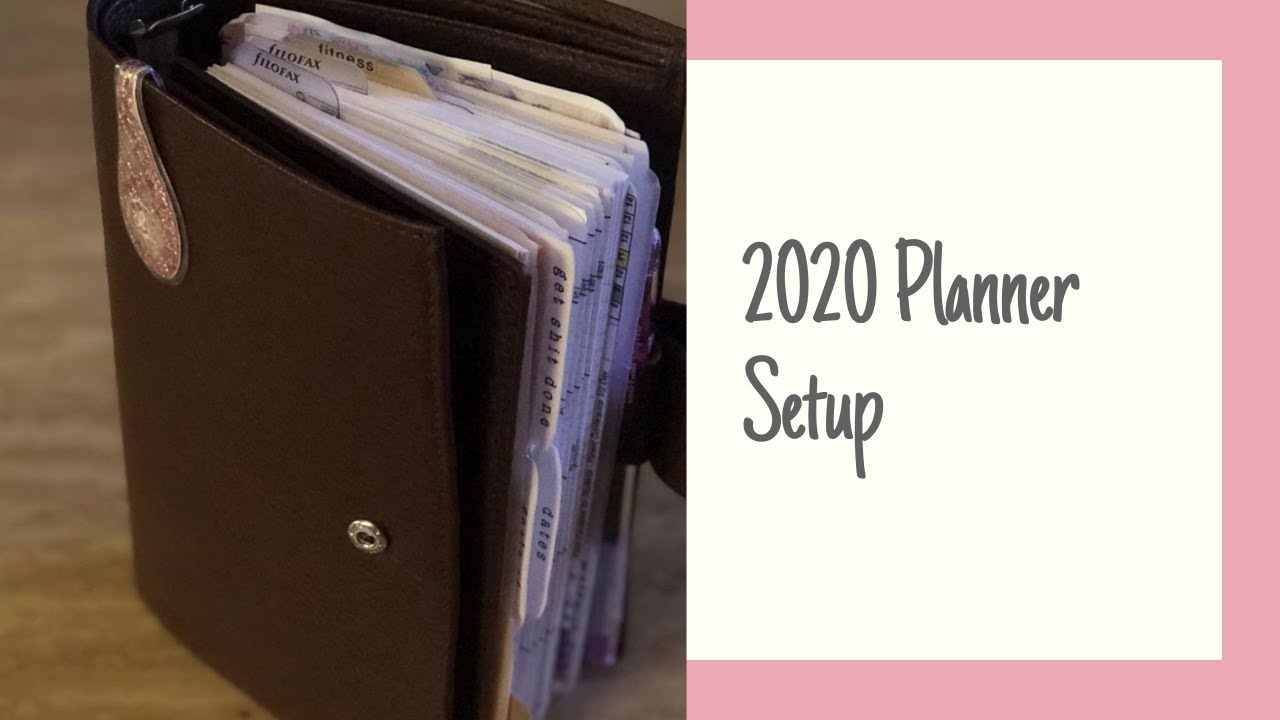 2020 Planner Setup