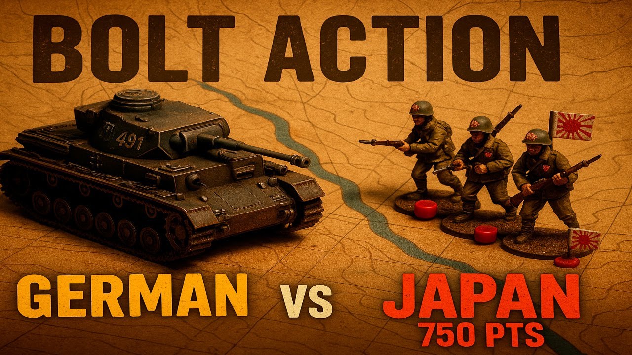 [RU] German vs Japan 750 pts. BOLT ACTION game in TTS