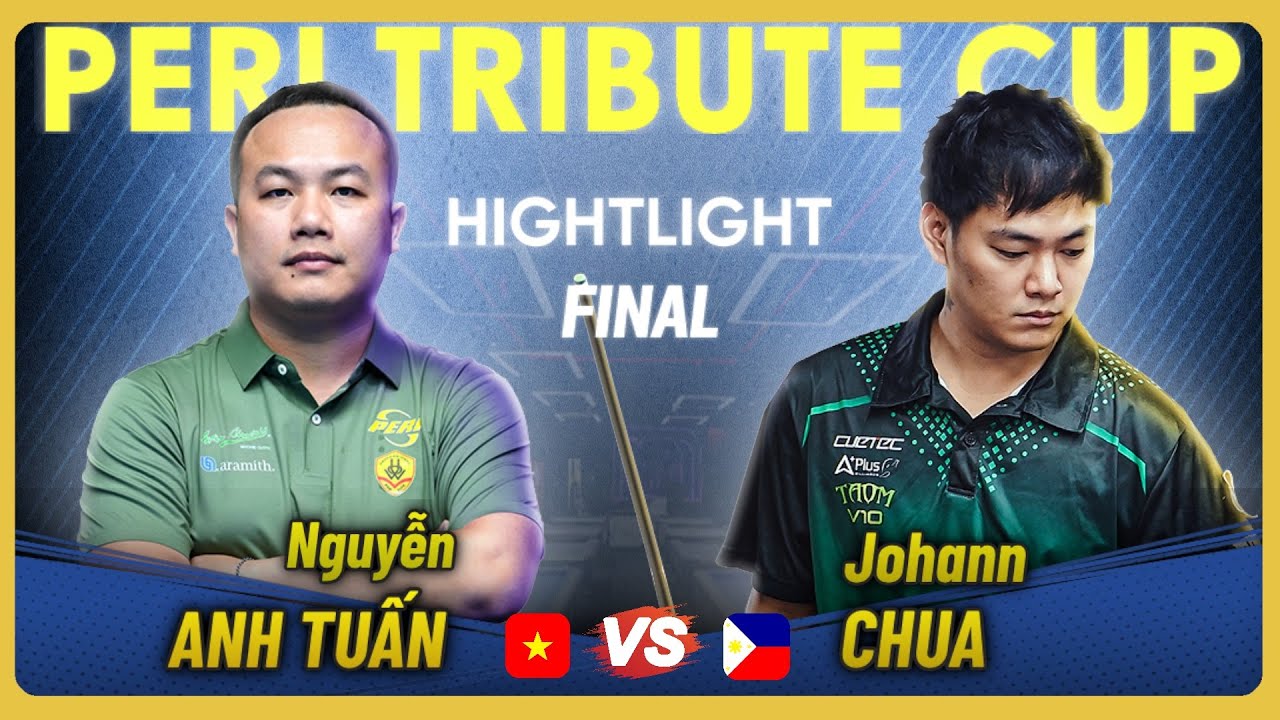 [Hightlight] NGUYỄN ANH TUẤN (TKON) 🆚 JOHANN CHUA | PERI TRIBUTE CUP | Final #tkon #johannchua