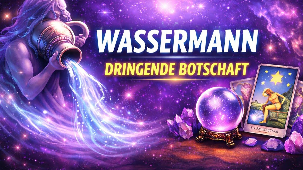 Wassermann ♒ Dringende Botschaft dich dich jetzt erreichen möchte! ❤️ 🍀 ✨ 🔮 