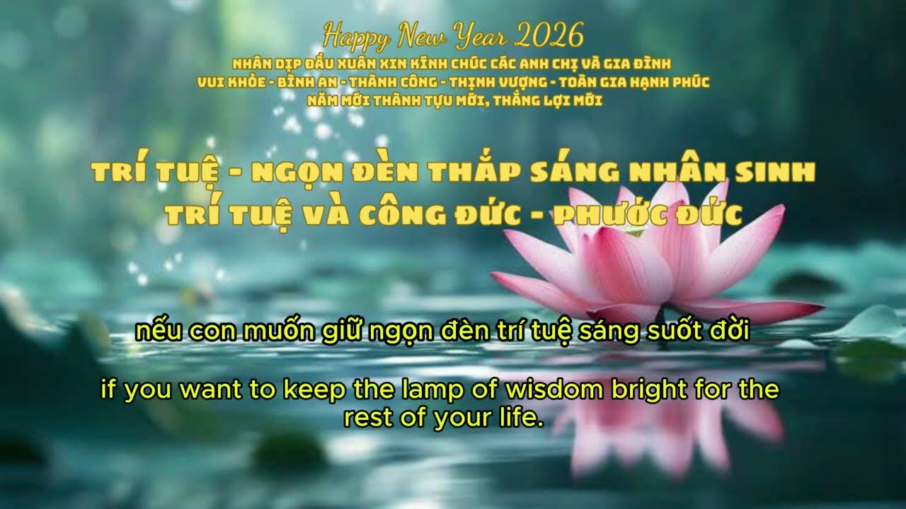 TRÍ TUỆ VÀ  CÔNG ĐỨC - PHƯỚC ĐỨC
