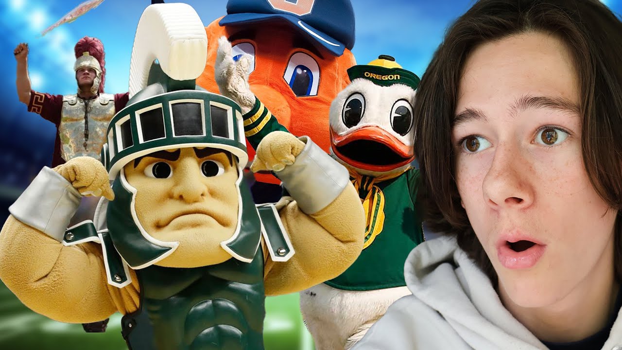 College Football Mascots Ranked!!!