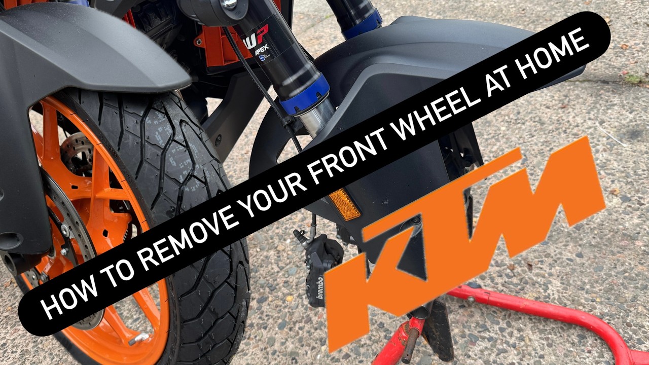 KTM 1290 SuperAdventure Front Wheel Removal