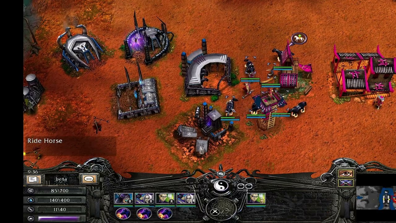 Battle Realms ZE 2v2 Dits Dusk vs Komikoza lepeche (6games) GOOD OLD DAYS!