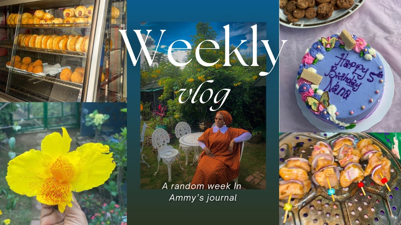 Ammys journal:Random week:(my side business, nieces birthday,cooking….