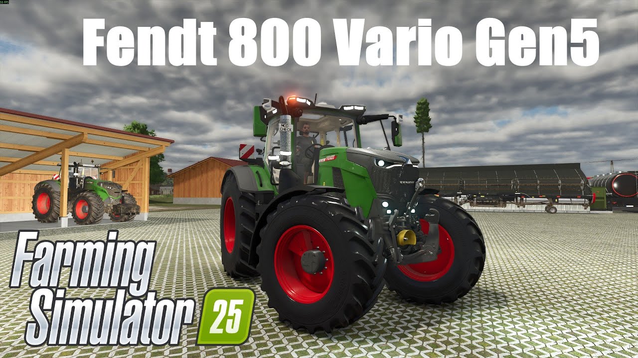 FS25 Mods - Fendt 800 Vario Gen5 BEST TRAKTOR MOD 2025