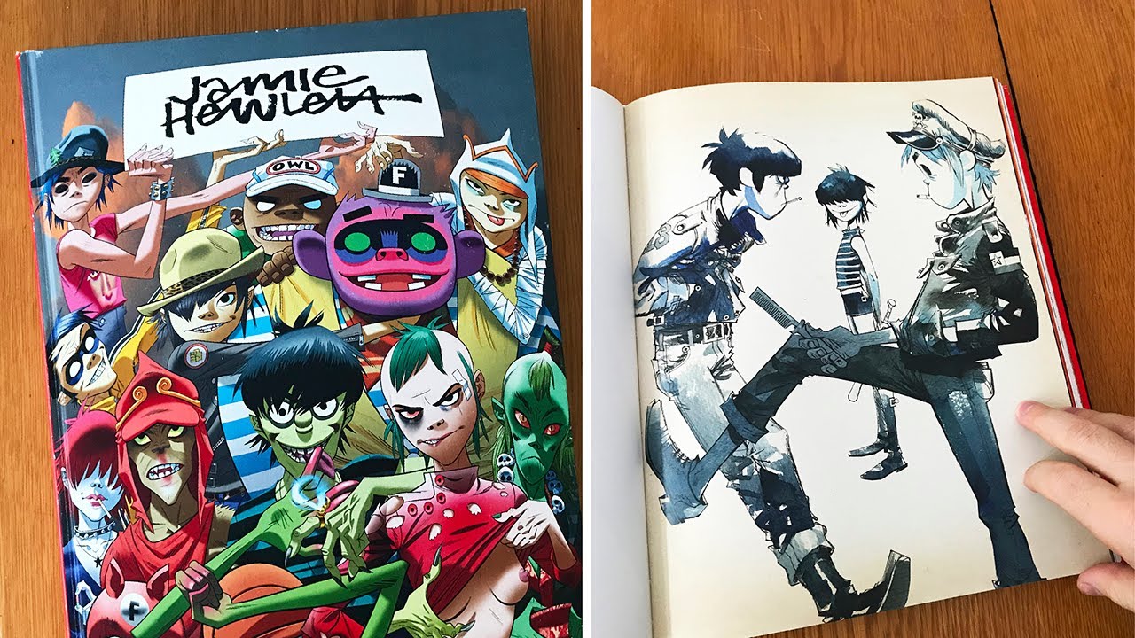 Jamie Hewlett (Gorillaz) Art Book by Taschen Flip Thorugh - Great Inspiration For Illustrators!