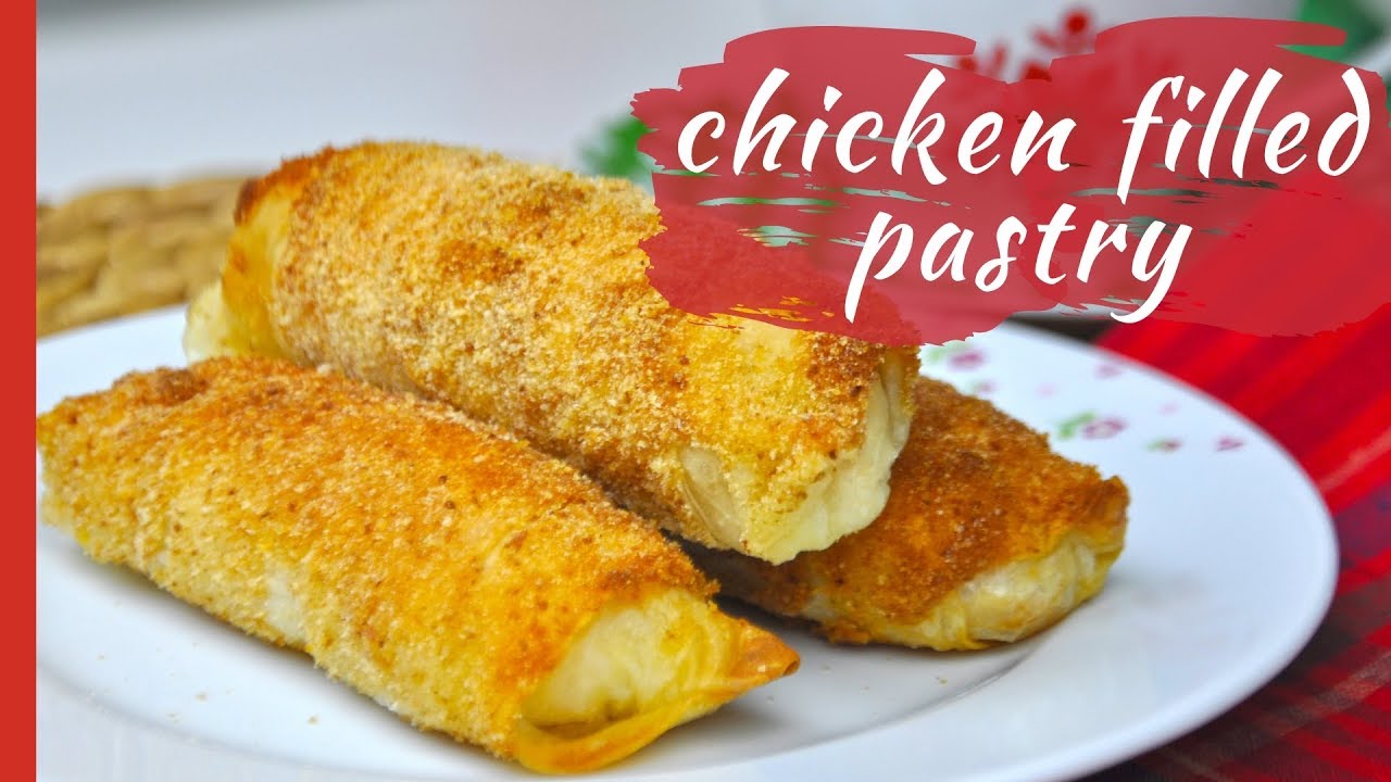 CHICKEN FILLED PASTRY (with bechamel sauce)