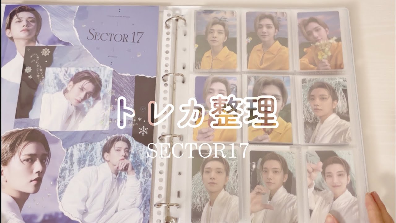 [Carat]トレカ整理/グッズ収納/作業動画/SECTOR17/セブチ[SEVENTEEN]