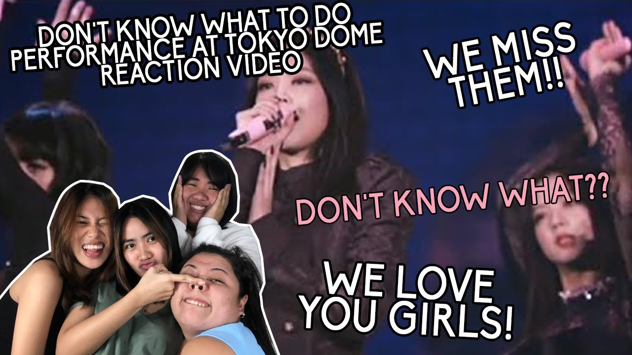 Don't know what to do Performance at Tokyo Dome Reaction Video | Pinkpunk TV