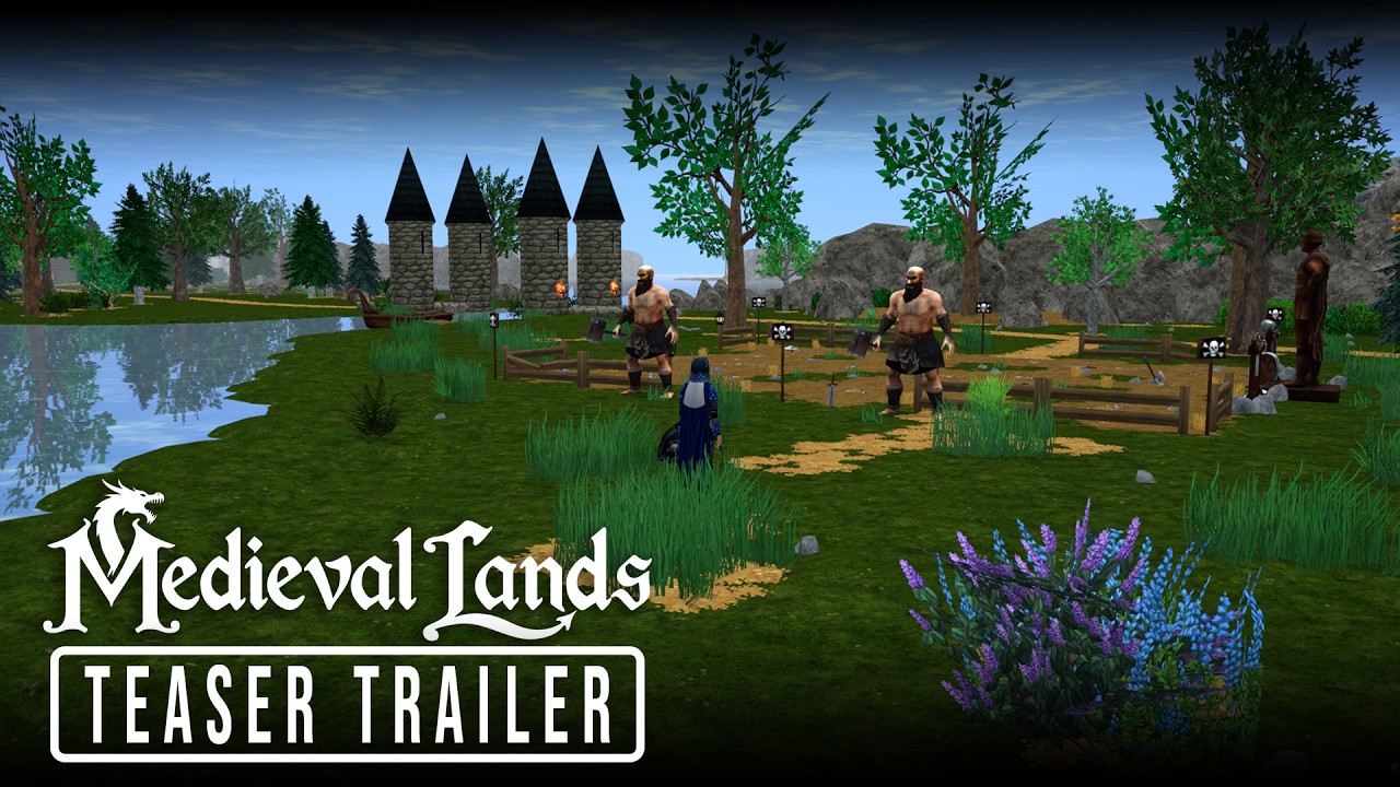 Medieval Lands Teaser Trailer - New Indie MMORPG