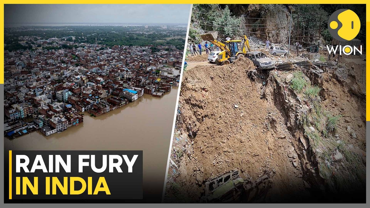 Monsoon Mayhem: Ganga Crosses Danger Mark In Varanasi, 4 Killed In Assam Landslides | WION