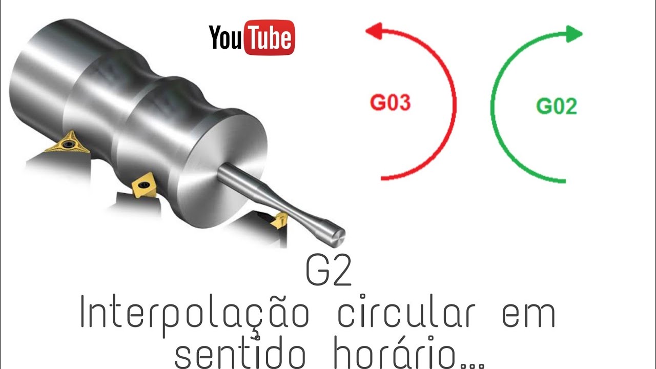 Como programar torno cnc 5° aula... interpolação circular