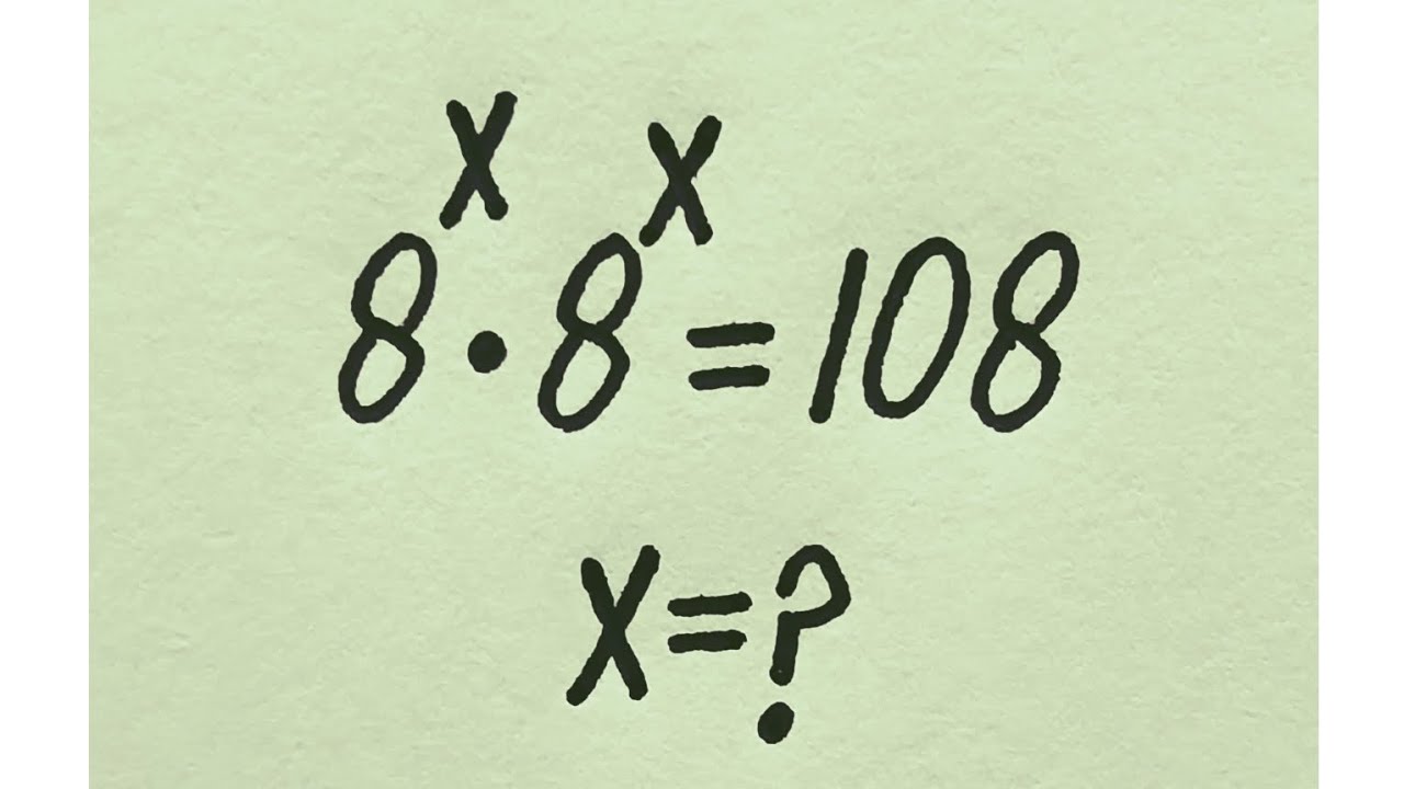 France | Can you Solve this? | National Olympiad Math Algebra Simplification Question | x=?