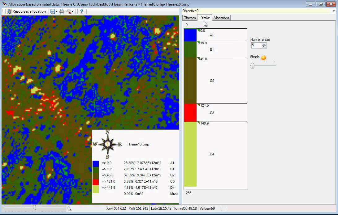 Spatial resources allocation in BioClass