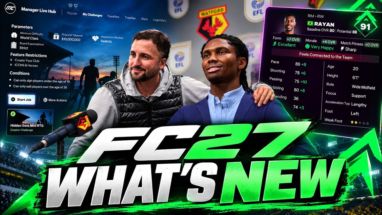 РЕЖИМ КАРЬЕРЫ В FC 27 &mdash; ЧТО НОВОГО?