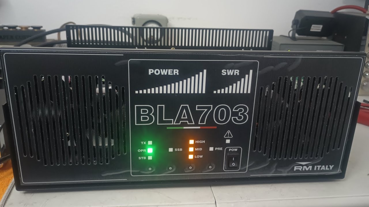 RM Italy BLA703 Base Amp, pre ship Test for Customer 