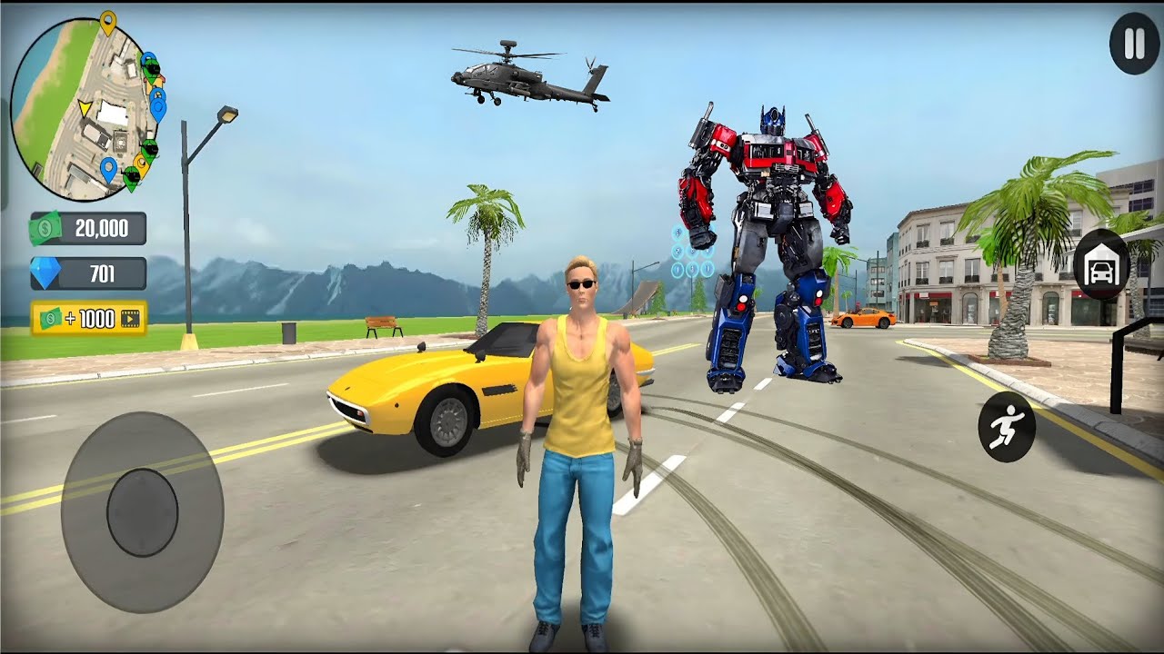 🚗 Go to Town 6| Open City Simulator Car Drift, 4K gameplay, Police Car Android Gaming #part5