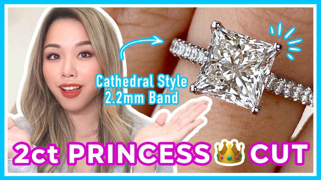 He Proposed After 10 Years and THIS is What She Got! | 2ct Princess Cathedral Style Engagement Ring