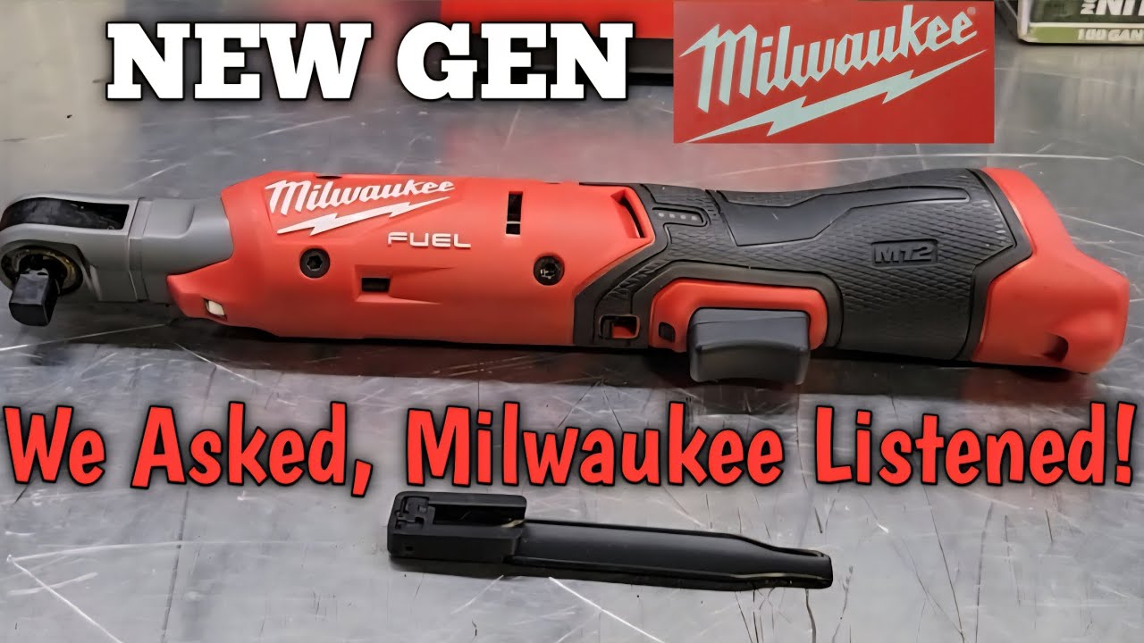 New Gen Milwaukee Is Here! M12 Fuel 3053-20 3/8 Ratchet. What's Different?