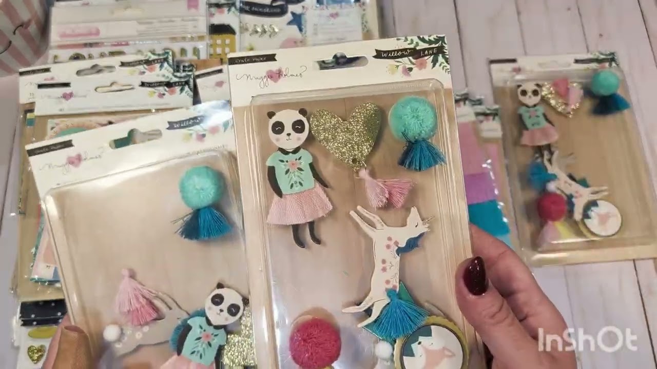 Maggie Holmes haul from Facebook 😍 #haul #papercrafting #scrapbooking #crafts 